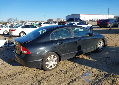 2009 Honda Civic Lx z USA, uszkodzony, nr VIN 1HGFA16569L019505